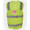 JB's Hi Vis (D+N) Zip Safety Vest Thumbnail