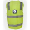 JB's Hi Vis (D+N) Zip Safety Vest Thumbnail
