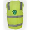 JB's Hi Vis (D+N) Zip Safety Vest Thumbnail
