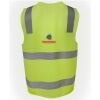 JB's Hi Vis (D+N) Zip Safety Vest Thumbnail