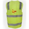 JB's Hi Vis (D+N) Zip Safety Vest Thumbnail