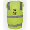 JB's Hi Vis (D+N) Zip Safety Vest Thumbnail