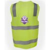 JB's Hi Vis (D+N) Zip Safety Vest Thumbnail