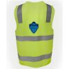 JB's Hi Vis (D+N) Zip Safety Vest Thumbnail