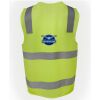 JB's Hi Vis (D+N) Zip Safety Vest Thumbnail