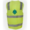 JB's Hi Vis (D+N) Zip Safety Vest Thumbnail