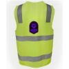 JB's Hi Vis (D+N) Zip Safety Vest Thumbnail
