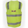 JB's Hi Vis (D+N) Zip Safety Vest Thumbnail