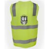 JB's Hi Vis (D+N) Zip Safety Vest Thumbnail