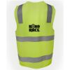 JB's Hi Vis (D+N) Zip Safety Vest Thumbnail