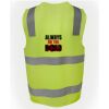 JB's Hi Vis (D+N) Zip Safety Vest Thumbnail