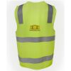 JB's Hi Vis (D+N) Zip Safety Vest Thumbnail