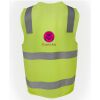 JB's Hi Vis (D+N) Zip Safety Vest Thumbnail