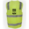 JB's Hi Vis (D+N) Zip Safety Vest Thumbnail