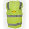 JB's Hi Vis (D+N) Zip Safety Vest Thumbnail