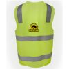 JB's Hi Vis (D+N) Zip Safety Vest Thumbnail