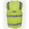JB's Hi Vis (D+N) Zip Safety Vest Thumbnail