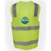 JB's Hi Vis (D+N) Zip Safety Vest Thumbnail