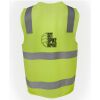 JB's Hi Vis (D+N) Zip Safety Vest Thumbnail