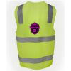 JB's Hi Vis (D+N) Zip Safety Vest Thumbnail