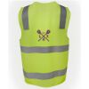 JB's Hi Vis (D+N) Zip Safety Vest Thumbnail