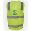 JB's Hi Vis (D+N) Zip Safety Vest Thumbnail