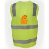 JB's Hi Vis (D+N) Zip Safety Vest Thumbnail