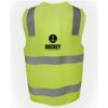 JB's Hi Vis (D+N) Zip Safety Vest Thumbnail