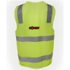 JB's Hi Vis (D+N) Zip Safety Vest Thumbnail