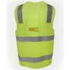 JB's Hi Vis (D+N) Zip Safety Vest Thumbnail
