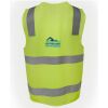 JB's Hi Vis (D+N) Zip Safety Vest Thumbnail