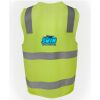 JB's Hi Vis (D+N) Zip Safety Vest Thumbnail