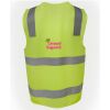 JB's Hi Vis (D+N) Zip Safety Vest Thumbnail