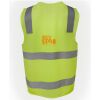 JB's Hi Vis (D+N) Zip Safety Vest Thumbnail