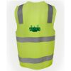 JB's Hi Vis (D+N) Zip Safety Vest Thumbnail