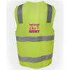 JB's Hi Vis (D+N) Zip Safety Vest Thumbnail