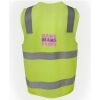 JB's Hi Vis (D+N) Zip Safety Vest Thumbnail