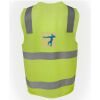 JB's Hi Vis (D+N) Zip Safety Vest Thumbnail