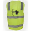 JB's Hi Vis (D+N) Zip Safety Vest Thumbnail