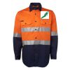 JB's Hi Vis L/S (D+N) 150G Work Shirt Thumbnail