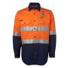 JB's Hi Vis L/S (D+N) 150G Work Shirt Thumbnail