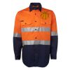 JB's Hi Vis L/S (D+N) 150G Work Shirt Thumbnail
