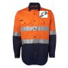 JB's Hi Vis L/S (D+N) 150G Work Shirt Thumbnail