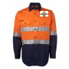 JB's Hi Vis L/S (D+N) 150G Work Shirt Thumbnail