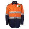 JB's Hi Vis L/S (D+N) 150G Work Shirt Thumbnail