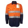 JB's Hi Vis L/S (D+N) 150G Work Shirt Thumbnail