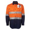 JB's Hi Vis L/S (D+N) 150G Work Shirt Thumbnail