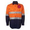 JB's Hi Vis L/S (D+N) 150G Work Shirt Thumbnail