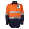 JB's Hi Vis L/S (D+N) 150G Work Shirt Thumbnail