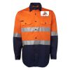 JB's Hi Vis L/S (D+N) 150G Work Shirt Thumbnail
